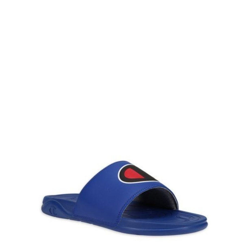 Champion Unisex Youth Mega Solid C Slide Sandals Blue CA100535Y Size 5